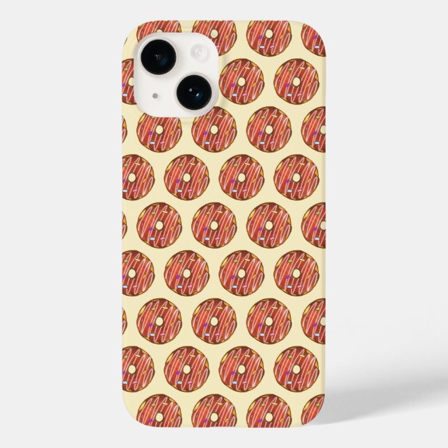 Schokolade Sprinkle Donut Case-Mate iPhone 14 Hülle (Rückseite)