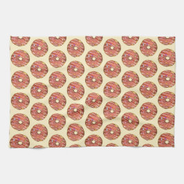 Schokolade Sprinkle Donut Geschirrtuch