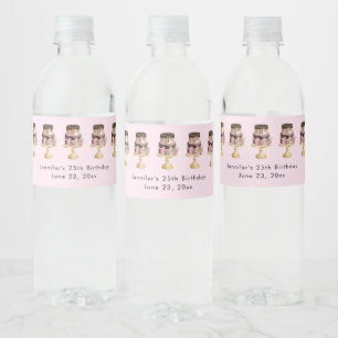 Schokolade Tropfen und Rose Gold Luxus Cake Geburt