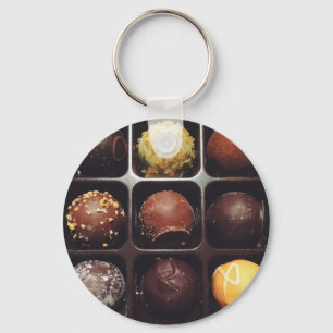 Schokolade Truffle-Foto Schlüsselanhänger