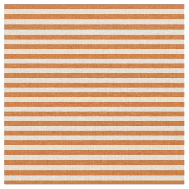 Schokolade und Bisque Streifen/Linienmuster Stoff (Nahaufnahme)