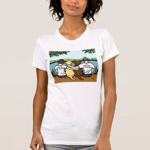 Schokolade und gelbe Labradors Eltern T-Shirt