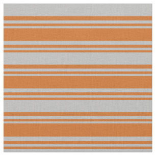 Schokolade und graues, Streifen-/Linienmuster Stoff