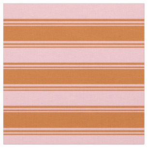 Schokolade und rosa farbige Linien Stoff