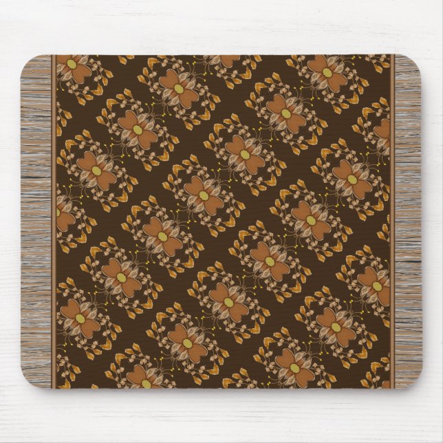 Schokolade und so süß Gemusterte Maus Rug Mousepad (Vorne)