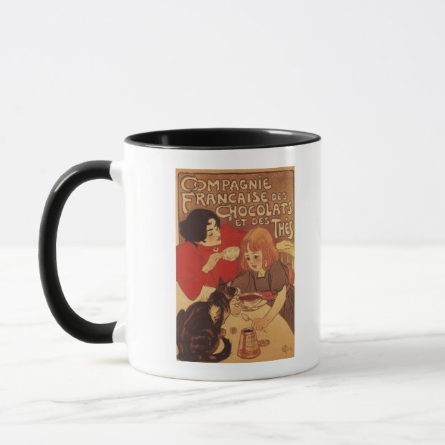 Schokolade und Tee Co Mutter und Tochter Tasse (Links)