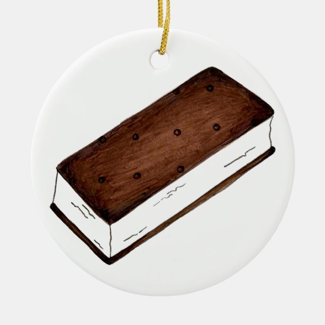 Schokolade Vanilla Club Keramik Ornament (Vorne)