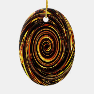 Schokolade Vortex 02 Keramikornament