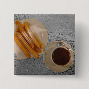 Schokolade y Churros Button