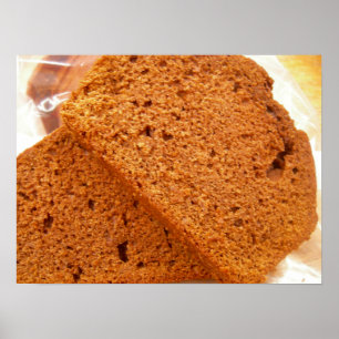 Schokolade Zucchini Brot Poster