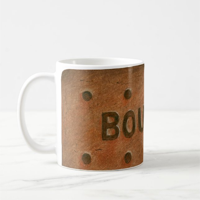 Schokoladen-Bourbon-Keks-Tasse Kaffeetasse (Links)