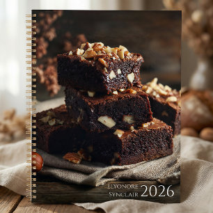 Schokoladen-Brownie-Dessert 2026 Planer