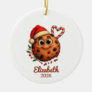 Schokoladen Chip Cookie Schmuck, Süßigkeitenliebha Keramik Ornament