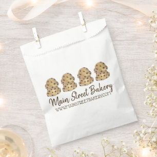 Schokoladen-Chip-Cookie-Teig-Bäckerei-Backverkauf Geschenktütchen