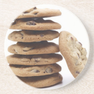 Schokoladen Chip Cookies Sandstein Untersetzer