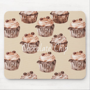 Schokoladen-Chip-Cupcakes Mousepad