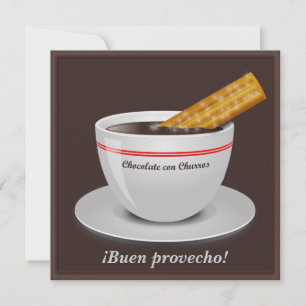 Schokoladen-Churro-Party-Einladungen Einladung