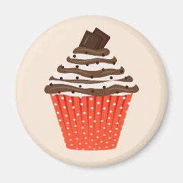Schokoladen-Cupcake-Magnet Magnet