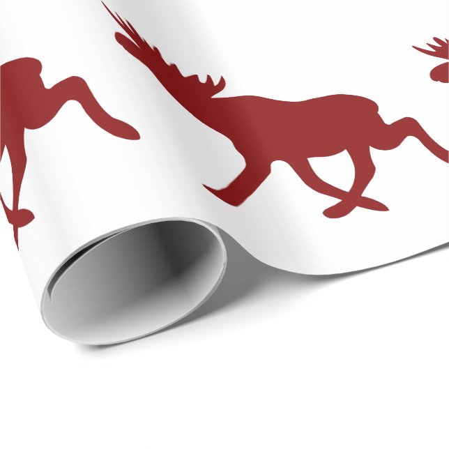 Schokoladen-Elche Geschenkpapier (Rolleneckpunkt)