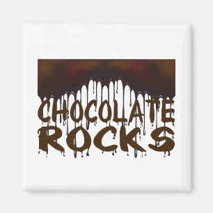 Schokoladen-Felsen Magnet