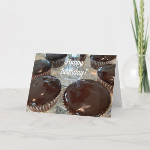 Schokoladen-Ganache-Cupcakes Karte