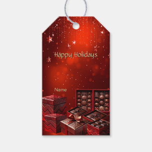 Schokoladen-Geschenkanhänger Geschenkanhänger