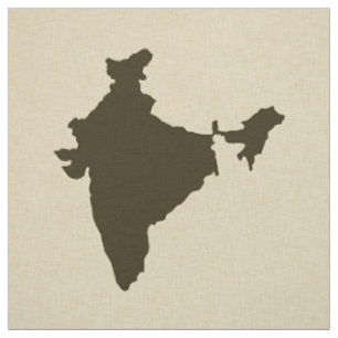 Schokoladen-Gewürz-Stimmungen Indien Stoff