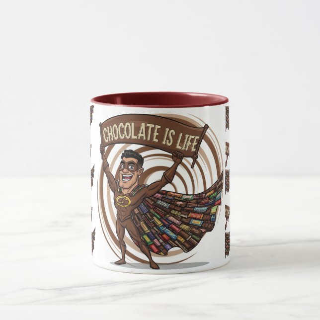 Schokoladen-Glück-Tasse Tasse (Zentrum)