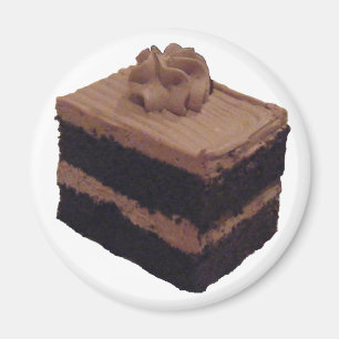 Schokoladen-Kuchen Magnet