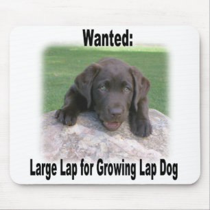 Schokoladen-Labrador-Mausunterlage Mousepad