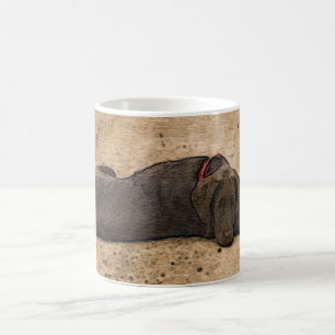Schokoladen-Labrador retriever-Welpe Kaffeetasse