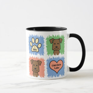 Schokoladen-Labrador Tasse