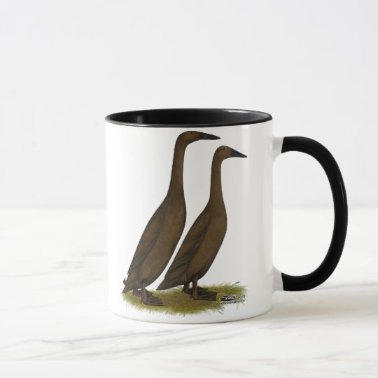 Schokoladen-Läufer-Enten Tasse