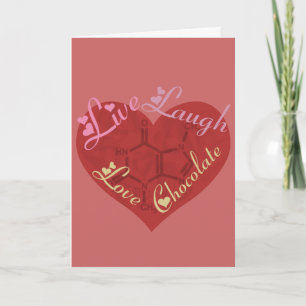 Schokoladen-Liebevalentine-Gruß-Karte Feiertagskarte
