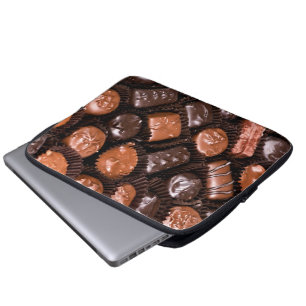 Schokoladen-Liebhaber-Freuden-Kasten der Süßigke Laptopschutzhülle