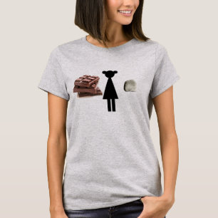 Schokoladen-Mädchen-Felsen! T-Shirt