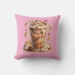Schokoladen-Milchshake Kawaii-Kissen Kissen