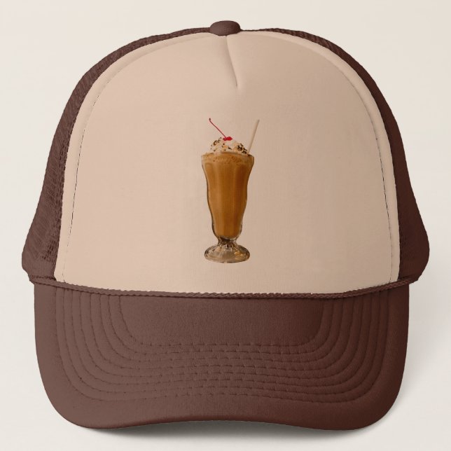 Schokoladen-Milchshake Truckerkappe (Vorderseite)
