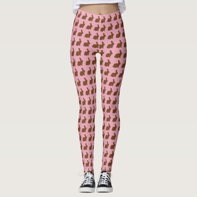 Schokoladen-Osterhasen-Parade! Leggings (Vorderseite)