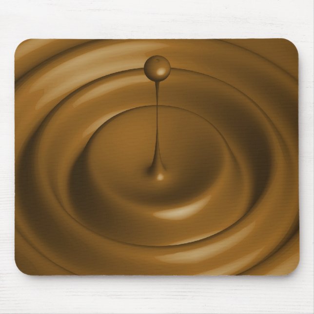 Schokoladen-Pudding-Thema Mousepad (Vorne)
