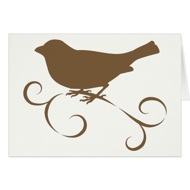 Schokoladen-Spatz mit Band (Vorderseite (Horizontal))