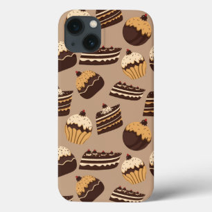 Schokoladen- und Gebäckmuster 3 Case-Mate iPhone Hülle