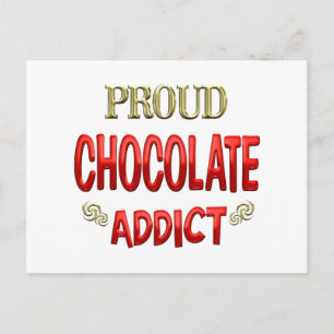 Schokoladenaddict Postkarte