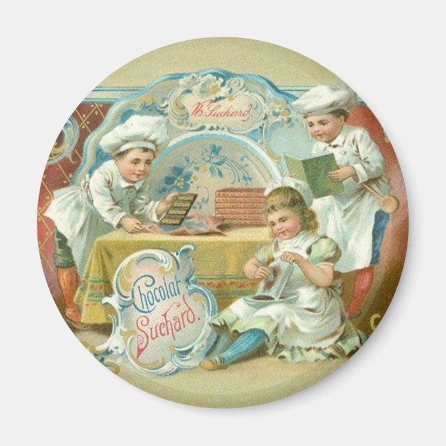 Schokoladenbäcker Antike Magnet (Vorne)