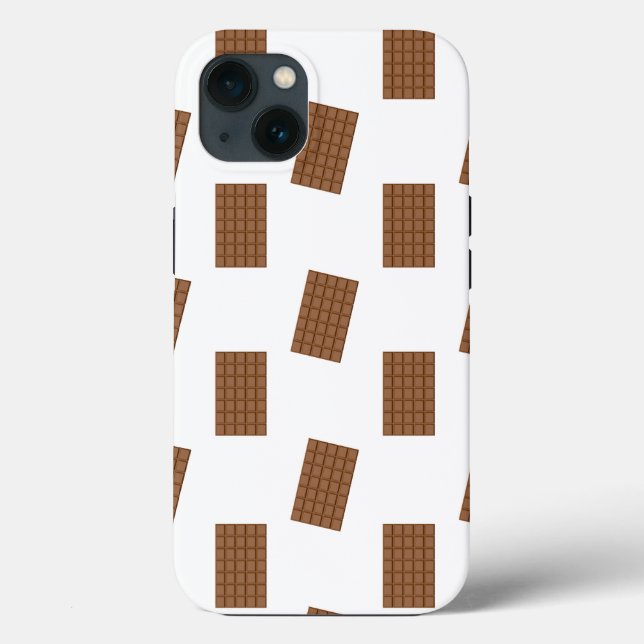 Schokoladenbars Weißer Hintergrund Case-Mate iPhone Hülle (Rückseite)