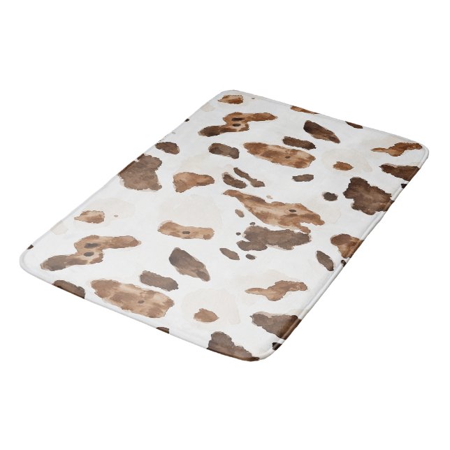 Schokoladenbraun Badematte (Schrägansicht)