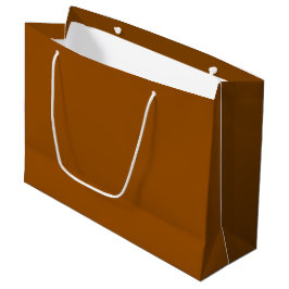 Schokoladenbraun-Geschenkbeutel - Große, glänzende Große Geschenktüte