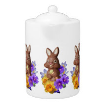 Schokoladenbraun in Blume Ostern