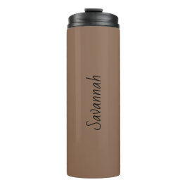 Schokoladenbraun Thermosbecher