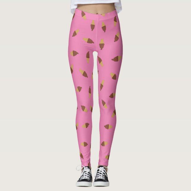 Schokoladencreme Leggings (Vorderseite)